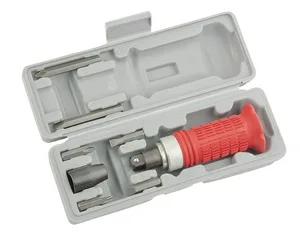 Набор MATRIX отвертка ударно-поворотная 1/2", набор бит, 6шт, CrV, обрезин ручка, пластик бокс