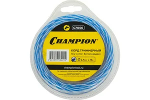 Леска триммерная CHAMPION  Sky-cutter 2.4мм х 15м (витой квадрат)