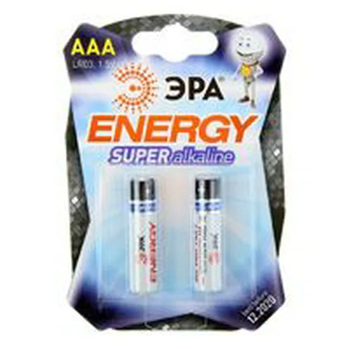 Батарейка ЭРА LR03-2BL ААА 1,5 V  2 шт