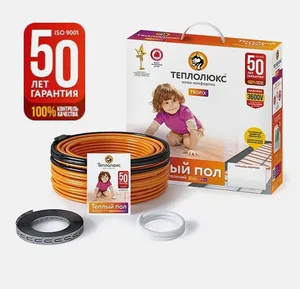 Кабель нагревательный "Теплолюкс" Tropix ТЛБЭ 13,0 м/190 Вт
