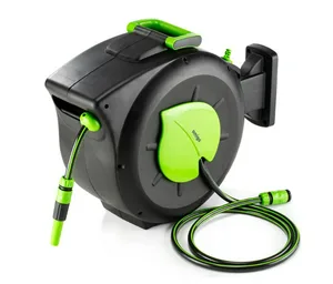 Катушка для шланга AMIGO со шлангом и набором для полива 1/2", 30 м
