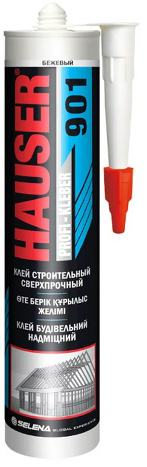 Клей жидкие гвозди Houser №901 строительный. сверхпрочный, 260 мл