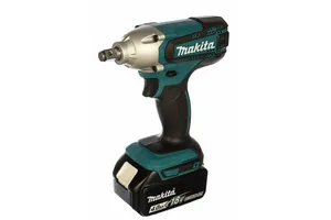Гайковерт аккум MAKITA DTW190RME 18В,2х4АчLi-ion,0-3000у\м,190Нм,квадр1\2",1.4кг,чем,подсв,М8-М16
