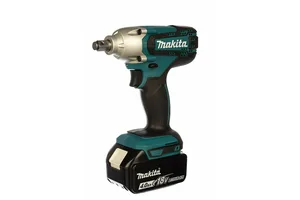 Гайковерт аккум MAKITA DTW190RME 18В,2х4АчLi-ion,0-3000у\м,190Нм,квадр1\2",1.4кг,чем,подсв,М8-М16