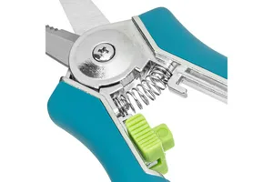 Секатор Palisad LUXE 60500  плоскостной, пружинный, цветочный d=10мм, 16см