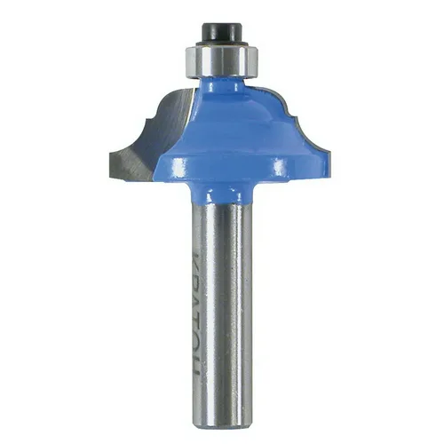 Фреза кромочная калевочная с подшипником Кратон Ø28,0х19,0 мм R4,8 мм, хв. 8 мм