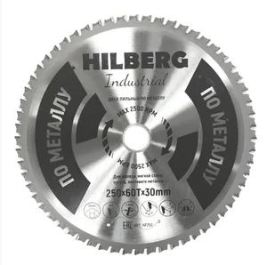 Диск пильный по металлу Hilberg Industrial HF250 250х30х60Т
