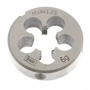 Плашка СИБРТЕХ, 14 х 1,25мм, метрическая, инструментальная сталь