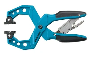 Струбцина GROSS, клещеобр, пластик корпус, храповый механ жесткой фиксации, 2-1/4"/58мм