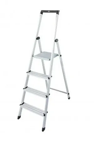 Стремянка алюминиевая KRAUSE SOLIDY, 4 ступени