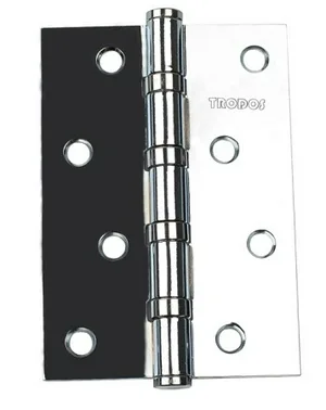 Петля TRODOS, универ, 100х70х2,5мм, б/к, хром, 2 шт.