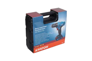 Дрель-шуруповерт аккумуляторная Кратон CD-14,4-Li-1,5