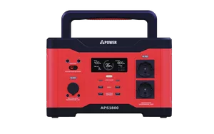 Электронстанция аккумуляторная портативная A-iPower APS1800, 1800 Вт, емкость 7.3 А*ч