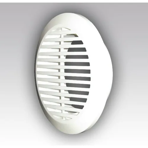 Решетка круглая D145 вытяжная АВС с фланцем D100 ЭРА