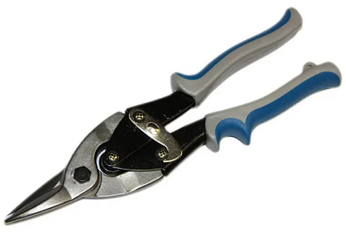 Ножницы РемоКолор/Hardax, для тонкого металла, правый рез, обрезин ручки, 250мм