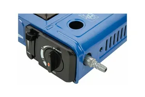 Плита газовая TOURIST CAMPING GURU PLUS портативная, пьезоподжиг, цанг. и бытов. былоны, кейс