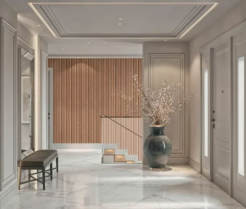 Панель реечная ламинированная WOOD-LAB Legno Орех пекан сливочный 2750х166х24.1мм