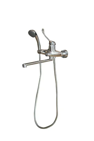 Смеситель для ванны I-TECH, CRUX 20, однорычажный, локтевой, излив 30 см