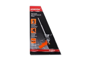 Пистолет для монтажной пены Кратон Expert