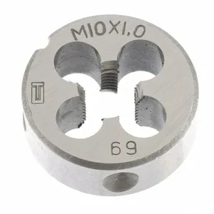 Плашка СИБРТЕХ, 10 х 1,0мм, метрическая, инструментальная сталь