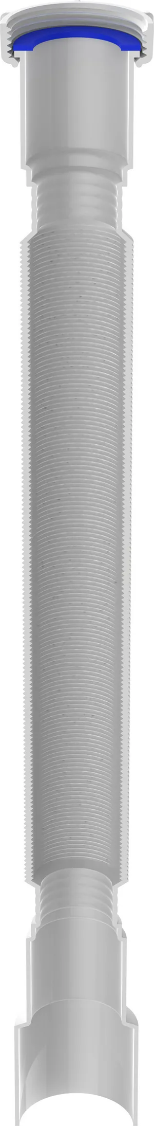 Гофротруба Aquant 1 1/2"х40/50 удлиненная, 1500 мм