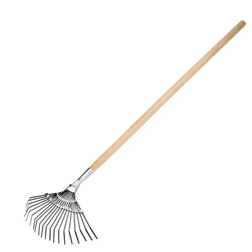 Грабли веерные СИБРТЕХ  с черенком, стальные 20 зубьев