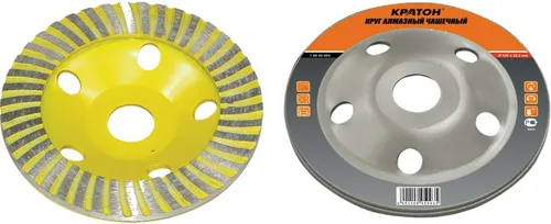 Круг алмазный чашечный сегментный Кратон Ø125х22,2 мм