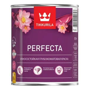 Краска ВД TIKKURILA PERFECTA, глубоко матовая, база А, 0,9 л
