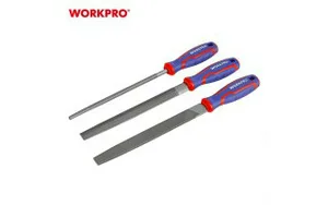 Набор WORKPRO напильников по металлу 200мм, 3шт