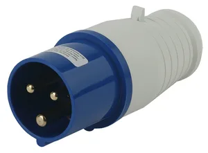 Вилка переносная 013 2Р+РЕ 16А 220В IP44 ЭРА