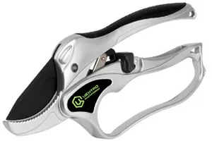 Секатор ЦИ, контактный, храповый механ, титановый, d=3см, 20см