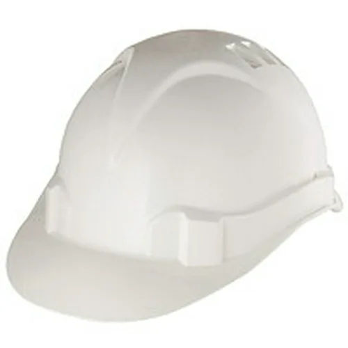 Каска защитная СИБРТЕХ, ударопрочная пластмасса, бел