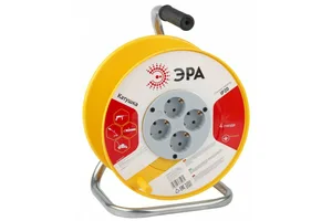 Катушка пластиковая c заземлением 4гн ЭРА, RP-4e