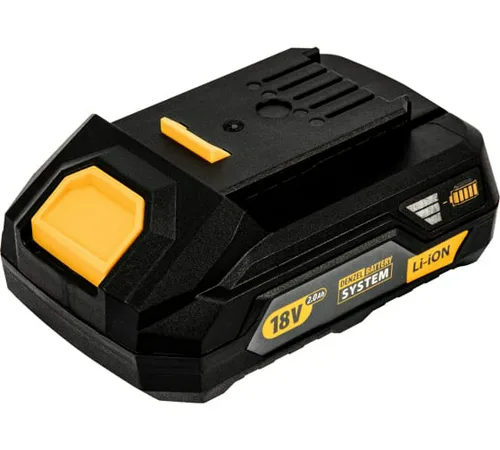 Аккумулятор DENZEL, B-18-2.0, 18В, 2.0 Ач, Li-ion, слайдер