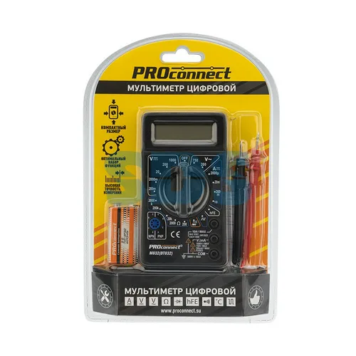 Мультиметр портативный M832(DT832) Proconnect