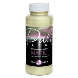 Эмаль DALI DECOR Magiс акриловая,перламутр золото 0,25л