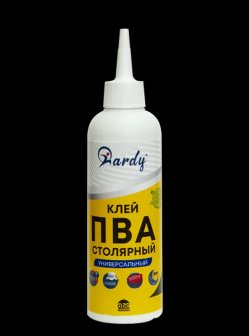 Клей ПВА Farbitex Hardy столярный сверхпрочный,универсальный 500мл 