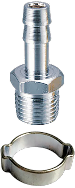 Переходник FUBAG 1/2"М на елочку 10мм с обжимным кольцом 10x15мм