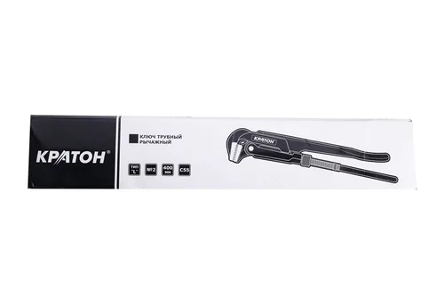 Ключ трубный рычажный Кратон тип "L'' № 2, 400 мм