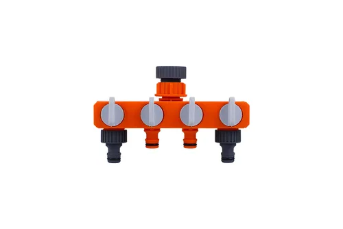 Распределитель пластиковый 4-х канальный Кратон, G 3/4" G 1"