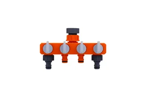 Распределитель пластиковый 4-х канальный Кратон, G 3/4" G 1"