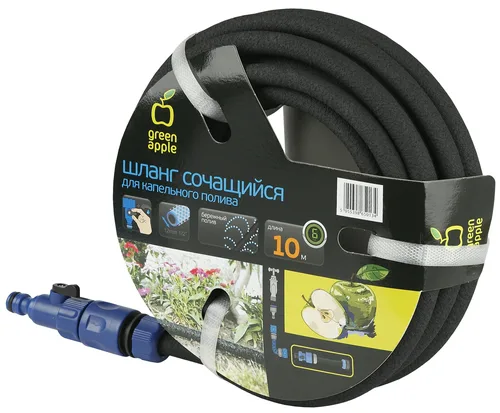 Шланг сочащийся GREEN APPLE GWSH8-027, 12 мм (1/2), 10 м 