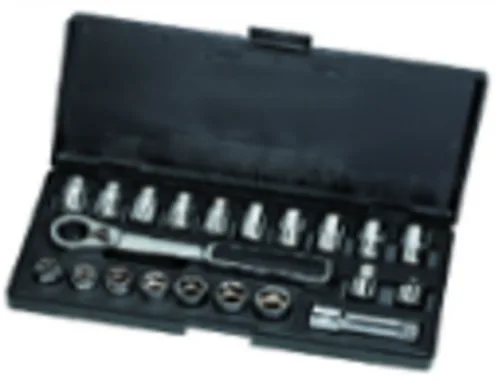 Набор торцевых головок Sata PASS THRU 3/8" 21 предметов, S09134