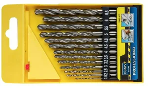 Набор сверл по металлу STAYER Professional HSS-R, (1.5-6.5 мм),13шт.
