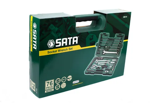 Набор инструментов Sata 1/2"+1/4" 76 предметов, S09519