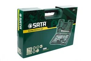 Набор инструментов Sata 1/2"+1/4" 76 предметов, S09519