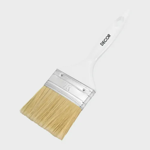 Кисть DECOR Стандарт пл.универсальная, смеш.щетина, пласт.ручка 75x15мм
