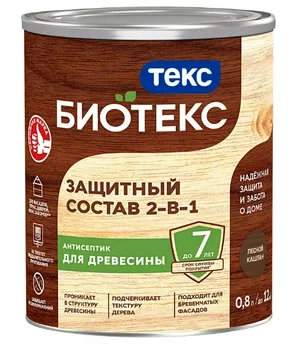 Антисептик ТЕКС Биотекс Универсал, лесной каштан, 0,8л