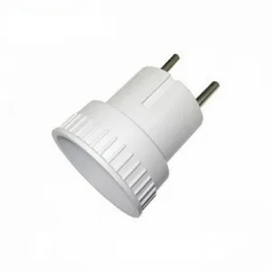 Адаптер Универсал А109 6А 250В переходник бел без заземл