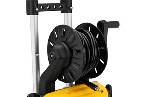 Мойка высокого давления DENZEL R-180D, 2200 Вт, 120 бар, 380л/ч с барабаном